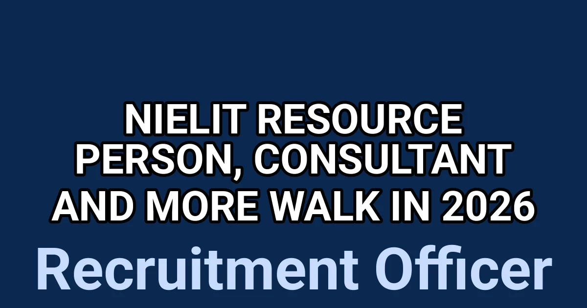 NIELIT Resource Person, Consultant And More Walk in 2026 1 tmp77ifw tn