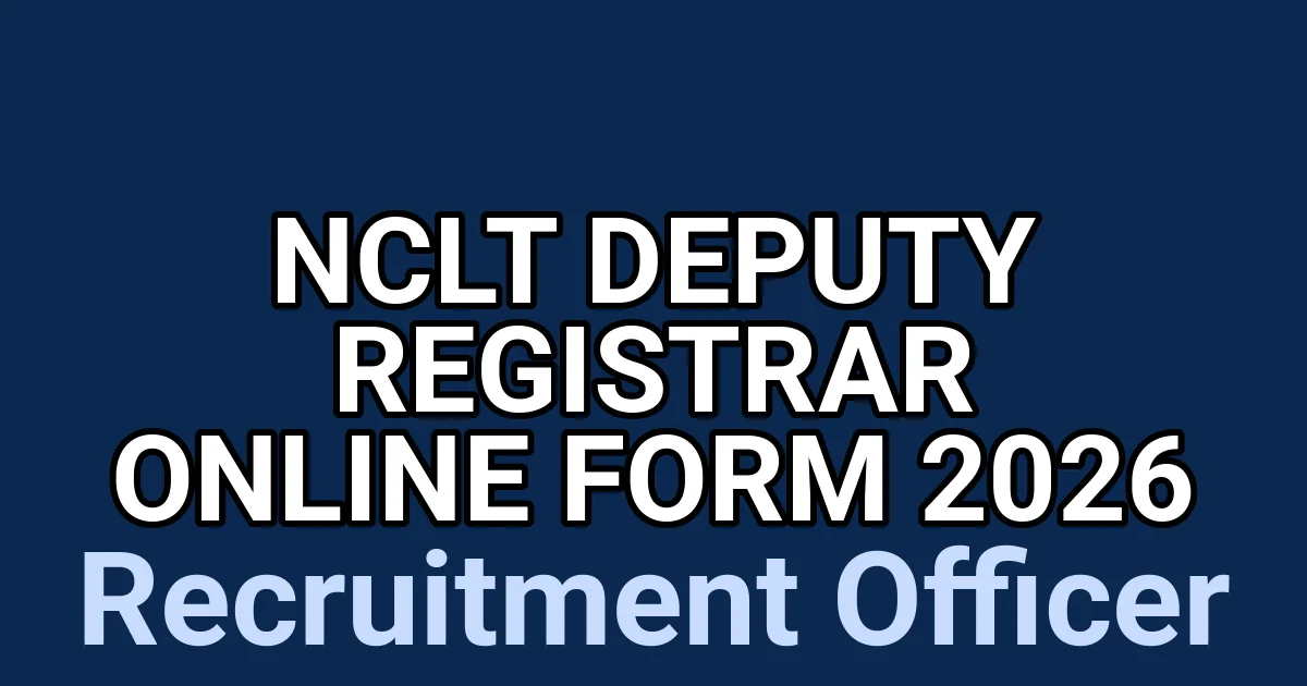 NCLT Deputy Registrar Online Form 2026 1 tmpd6jvl7ma