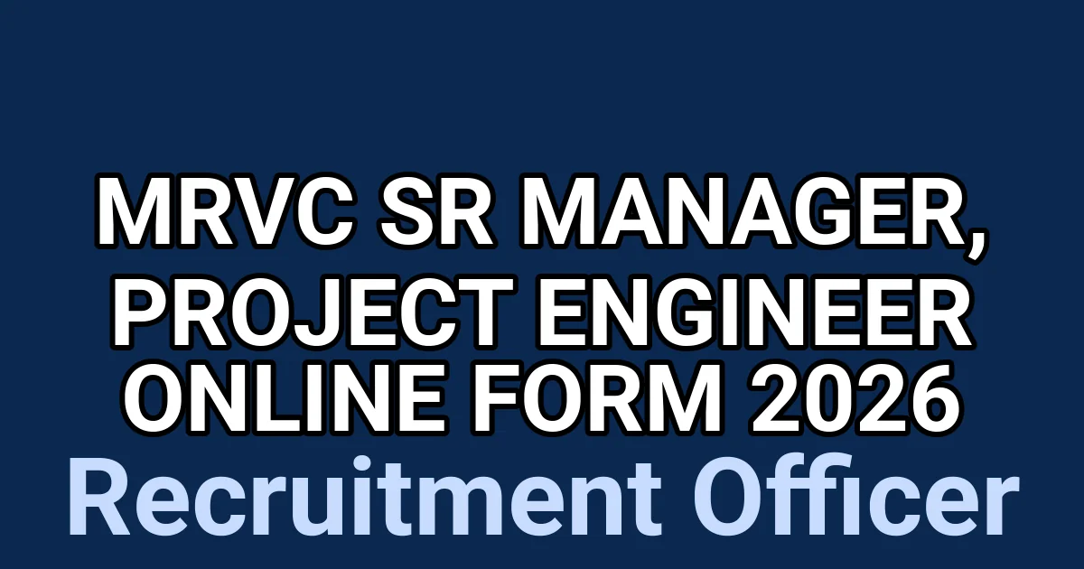 MRVC Sr Manager, Project Engineer Online Form 2026 1 tmpdndt3o9v