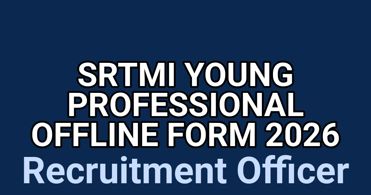 SRTMI Young Professional Offline Form 2026 1 tmpe0y4wuiw