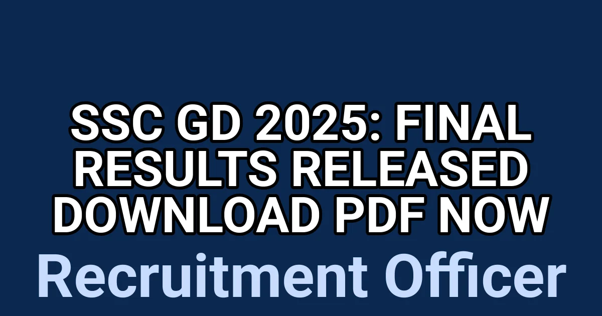 SSC GD 2025: Final Results Released – Download PDF Now 1 tmpgkp7o9m5