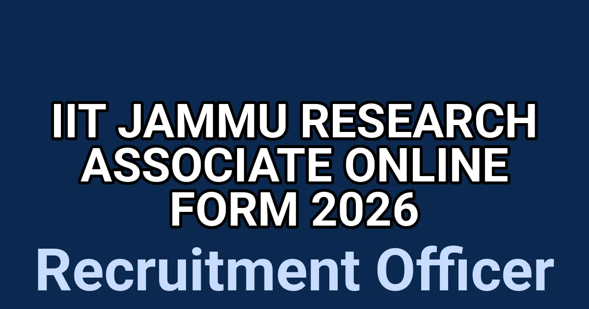 IIT Jammu Research Associate Online Form 2026 1 tmph2ypqb2j
