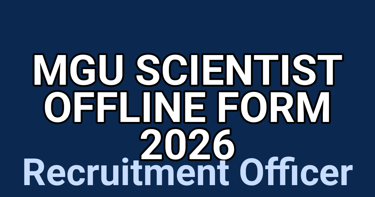 MGU Scientist Offline Form 2026 1