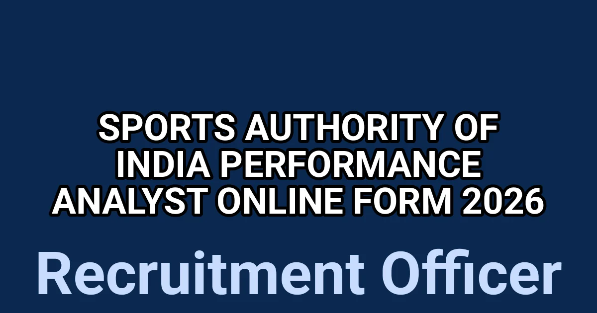 Sports Authority of India Performance Analyst Online Form 2026 1 tmpkaq5k 9k