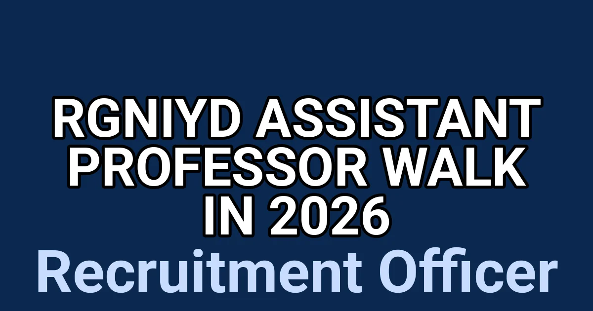 RGNIYD Assistant Professor Walk in 2026 1 tmpnnf1s1 k