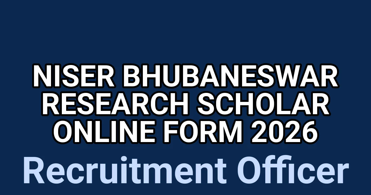 NISER Bhubaneswar Research Scholar Online Form 2026 1 tmpp3m6apll