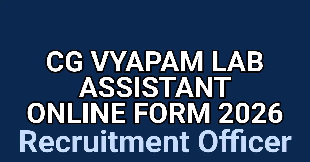 CG Vyapam Lab Assistant Online form 2026 1 tmpthep4b79