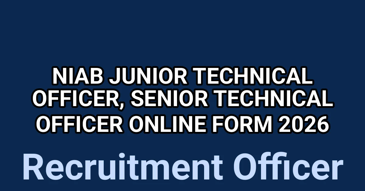 NIAB Junior Technical Officer, Senior Technical Officer Online Form 2026 1 tmptull51ej