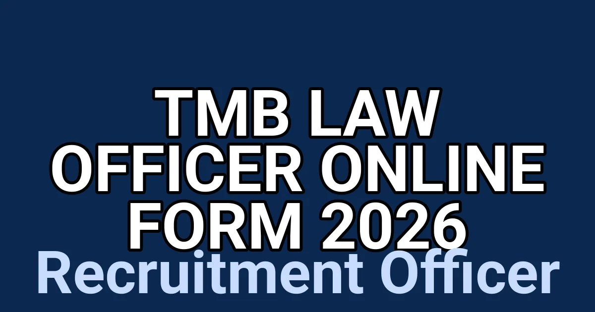 TMB Law Officer Online Form 2026 1 tmpu521545l