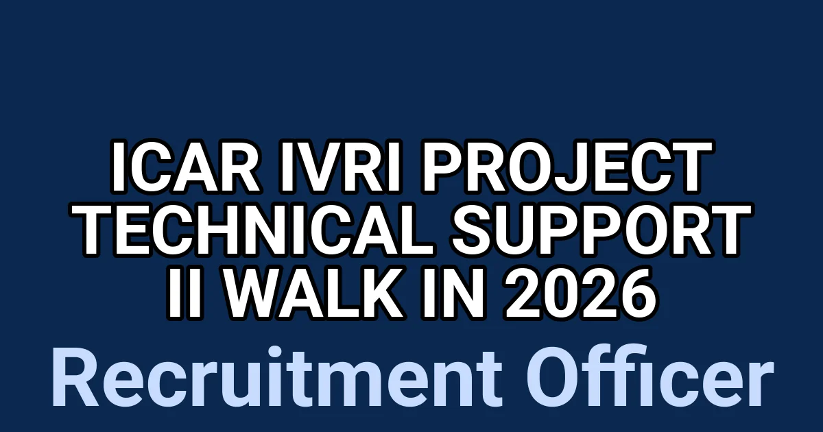 ICAR IVRI Project Technical Support II Walk in 2026 1 tmpwk4dvw1v