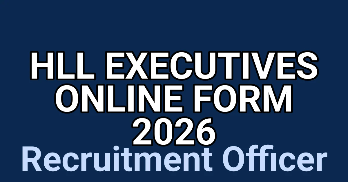 HLL Executives Online Form 2026 1