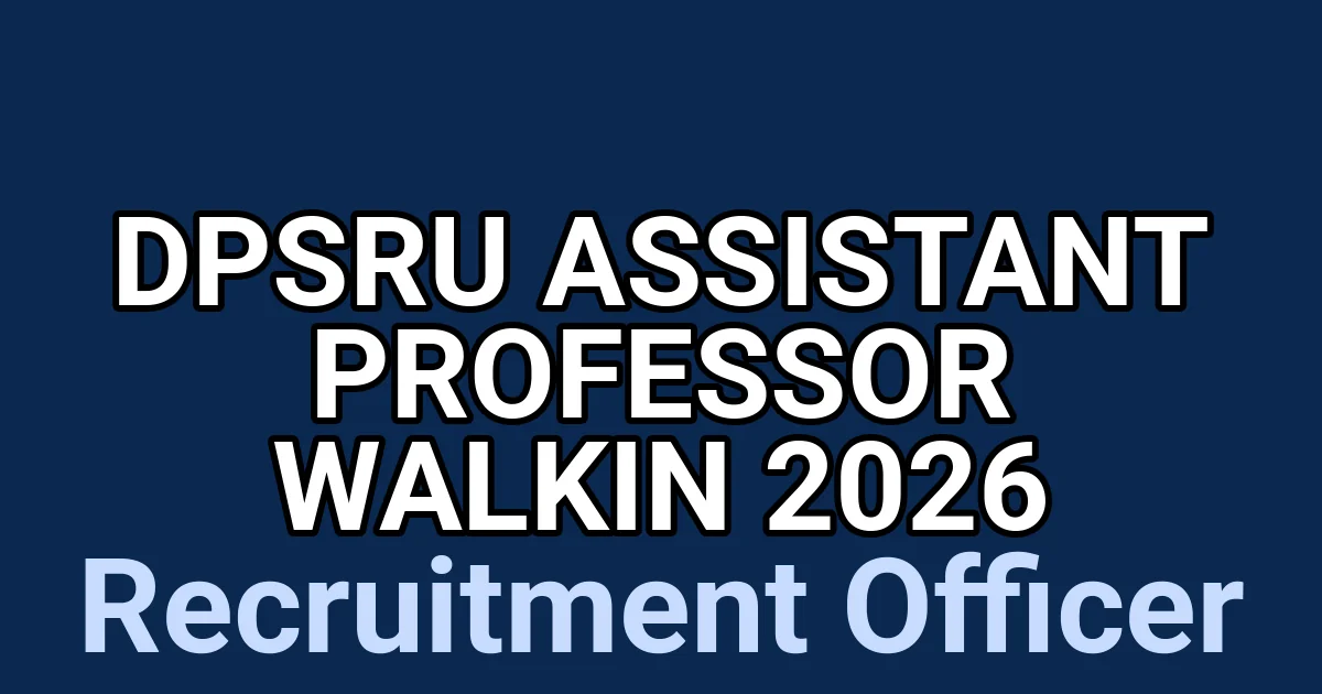 DPSRU Assistant Professor Walkin 2026 1 tmpzm2zw8n1