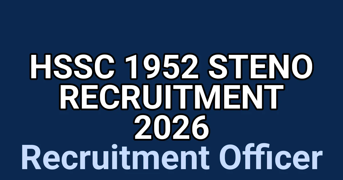 HSSC 1952 Steno Recruitment 2026 1 tmp3l8uym3v