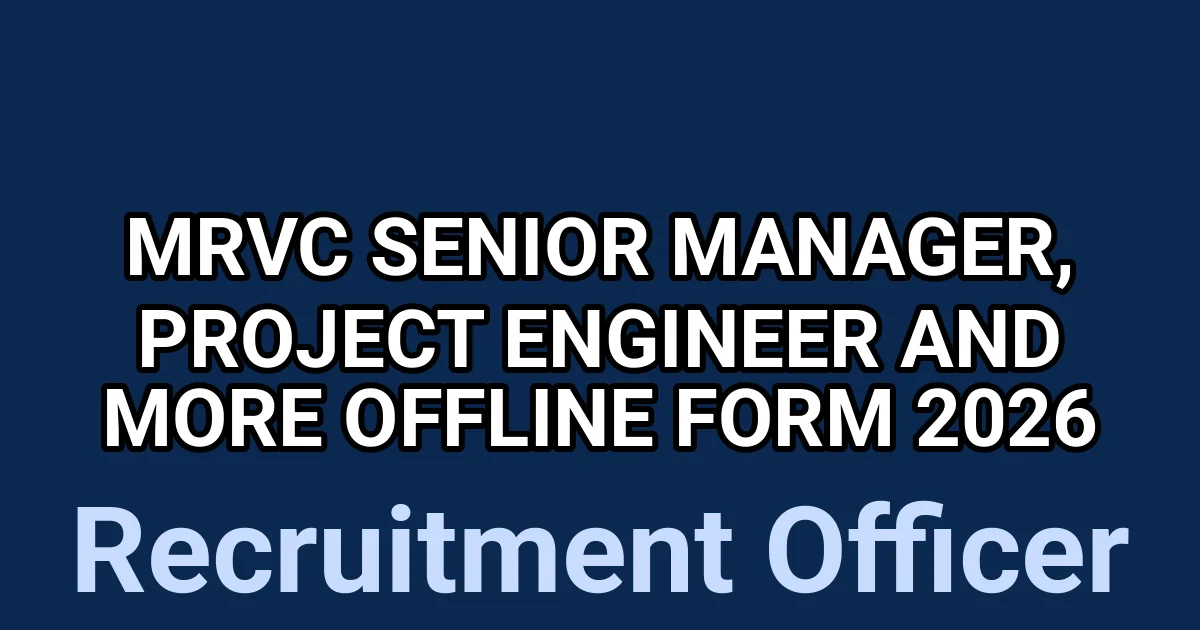 MRVC Senior Manager, Project Engineer And More Offline Form 2026 1 tmp5kqpmm3v