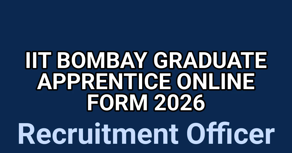 IIT Bombay Graduate Apprentice Online Form 2026 1 tmp7kq4z1as