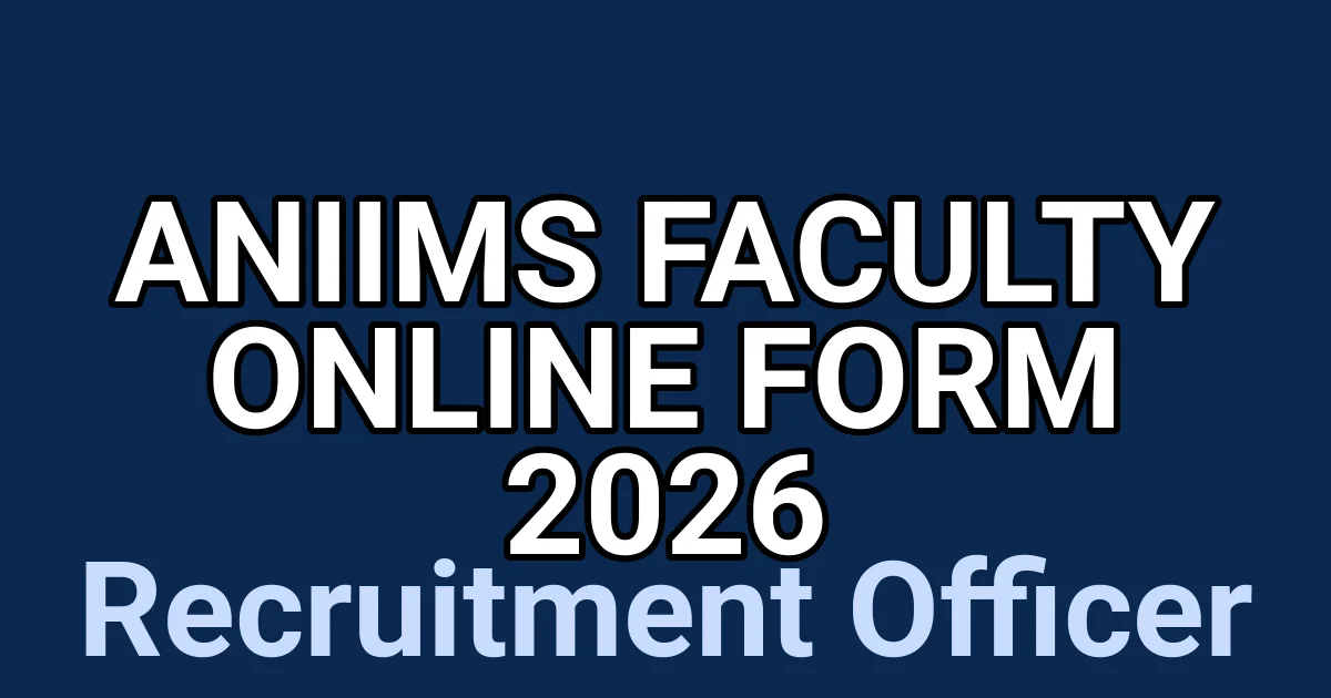 ANIIMS Faculty Online Form 2026 1 tmp8 n06b0j