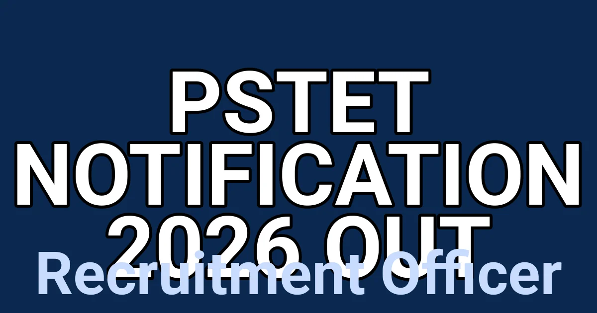 PSTET Notification 2026 Out 1 tmpnb5jw300