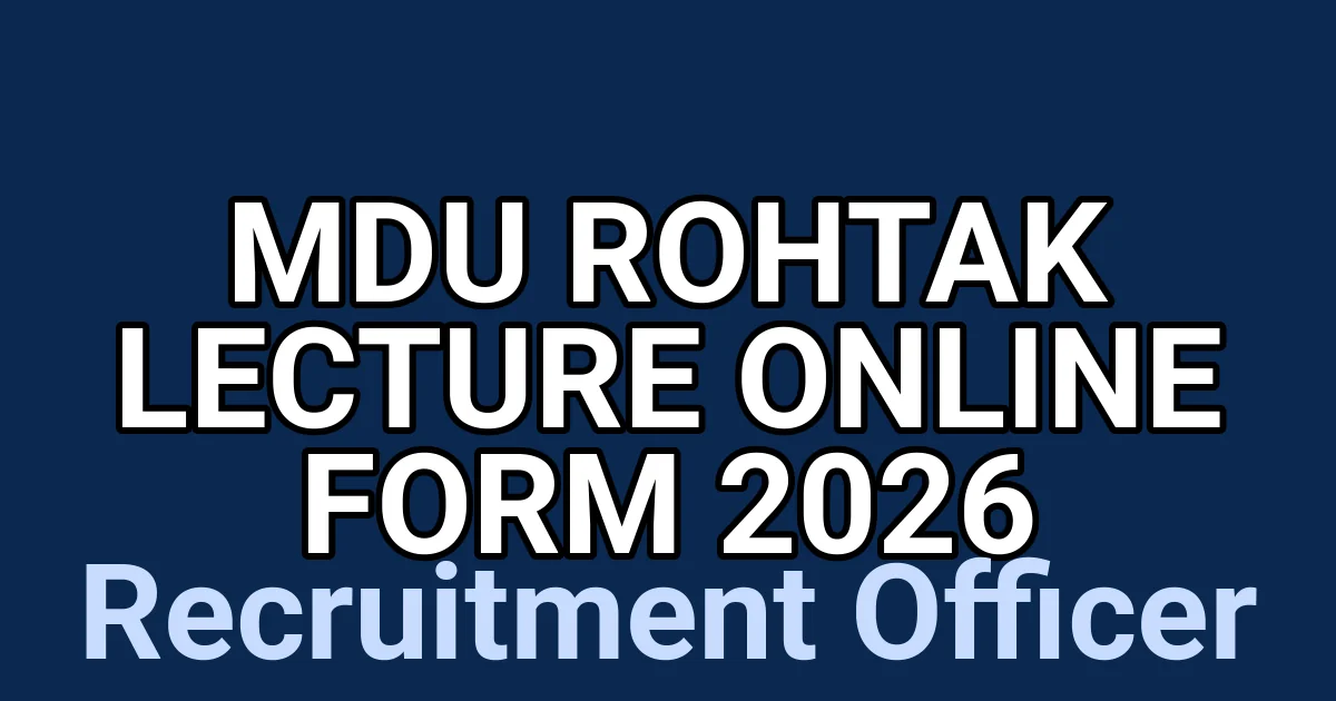 MDU Rohtak Lecture Online Form 2026 1 tmpouyzbyko