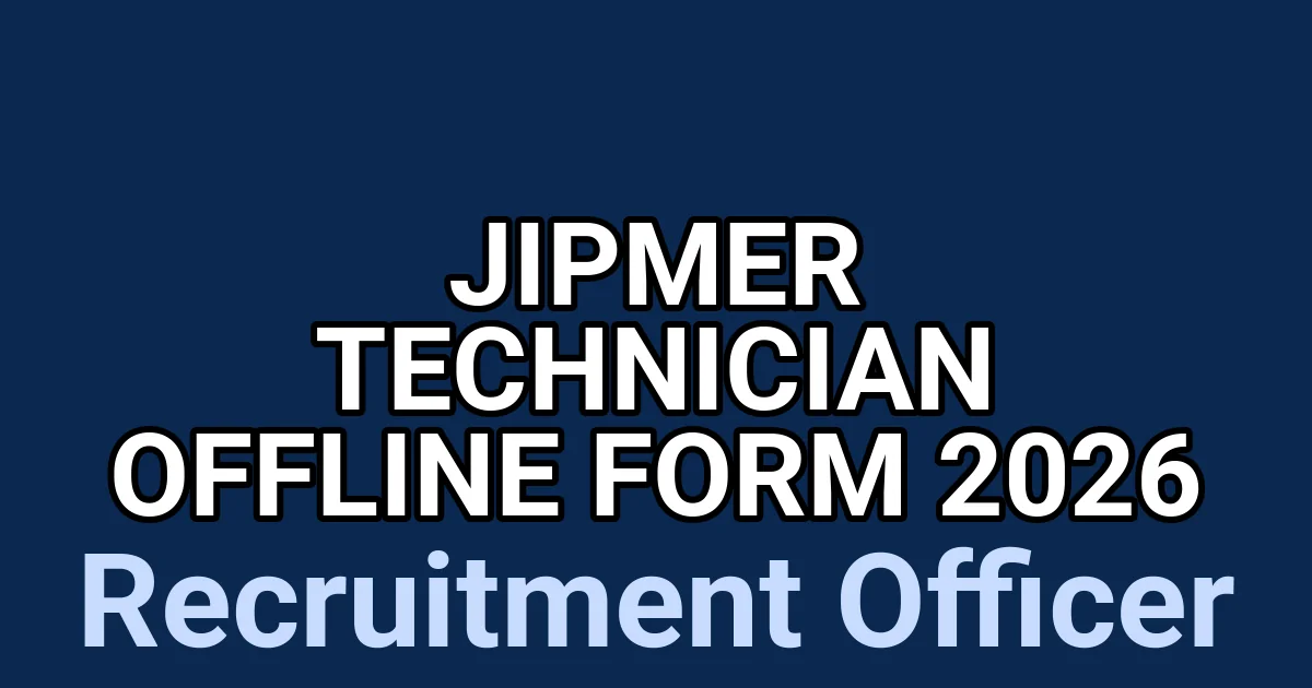 JIPMER Technician Offline Form 2026 1 tmpp7f9 rqw