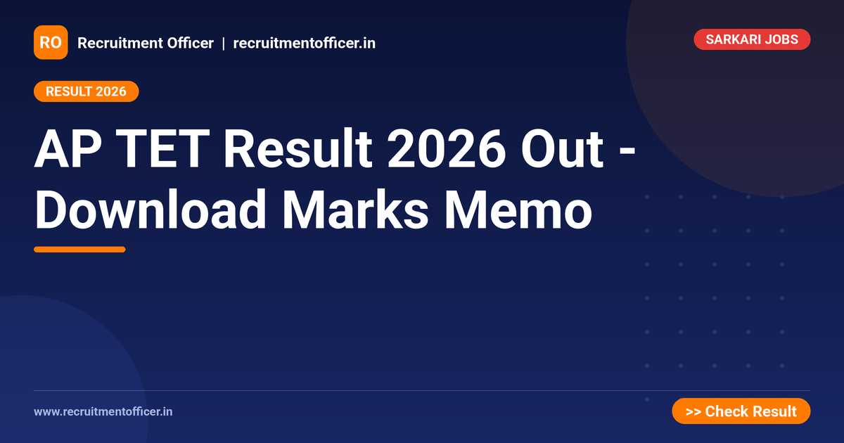 AP TET Result 2026 Out - Download Marks Memo 1 AP TET Result 2026 Out - Download Marks Memo - NRAI nrai.in