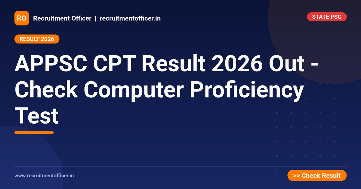 APPSC CPT Result 2026 Out - Check Computer Proficiency Test 1 APPSC CPT Result 2026 Out - Check Computer Proficiency Test - NRAI nrai.in