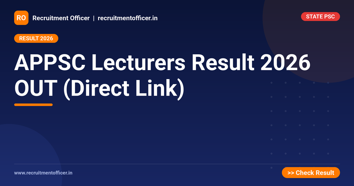 APPSC Lecturers Result 2026 OUT (Direct Link) 1 APPSC Lecturers Result 2026 OUT (Direct Link) - NRAI nrai.in