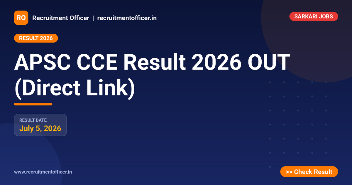 APSC CCE Result 2026 OUT (Direct Link) 1 APSC CCE Result 2026 OUT (Direct Link) - NRAI nrai.in
