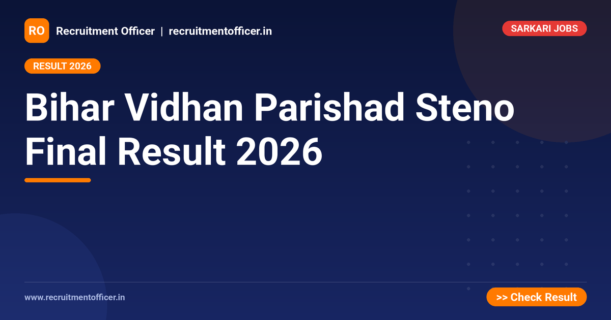 Bihar Vidhan Parishad Steno Final Result 2026 1 Bihar Vidhan Parishad Steno Final Result 2026 - NRAI nrai.in