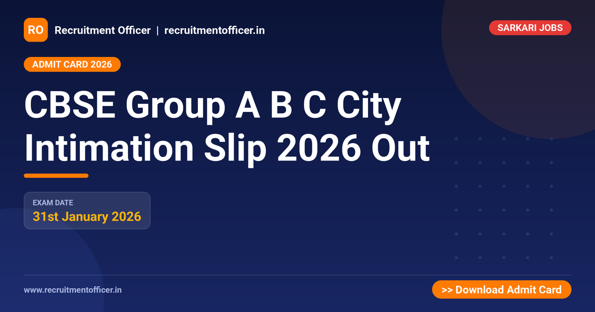 CBSE Group A B C City Intimation Slip 2026 Out 1 CBSE Group A B C City Intimation Slip 2026 Out - NRAI nrai.in
