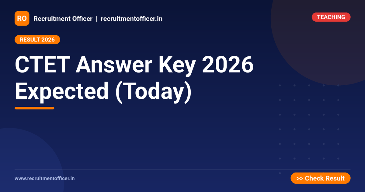 CTET Answer Key 2026 Expected (Today) 1 CTET Answer Key 2026 Expected (Today) - NRAI nrai.in