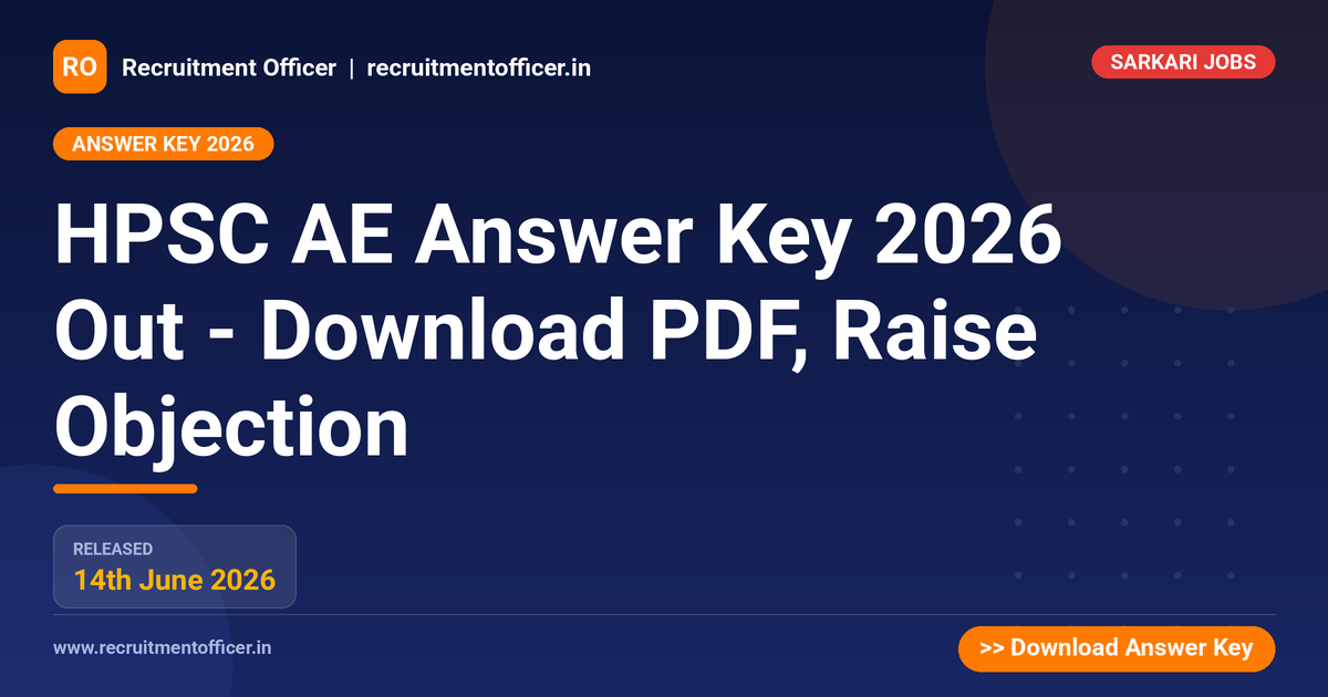 HPSC AE Answer Key 2026 Out - Download PDF, Raise Objection 1 HPSC AE Answer Key 2026 Out - Download PDF, Raise Objection - NRAI nrai.in