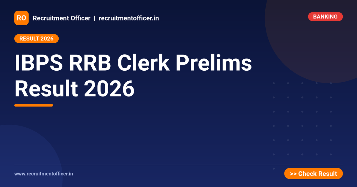 IBPS RRB Clerk Prelims Result 2026 1 IBPS RRB Clerk Prelims Result 2026 - NRAI nrai.in