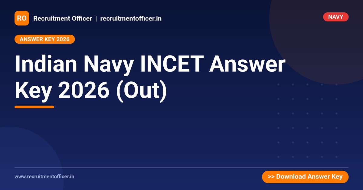 Indian Navy INCET Answer Key 2026 (Out) 1 Indian Navy INCET Answer Key 2026 (Out) - NRAI nrai.in