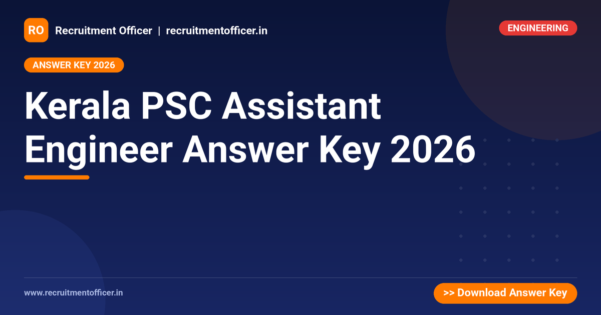 Kerala PSC Assistant Engineer Answer Key 2026 1 Kerala PSC Assistant Engineer Answer Key 2026 - NRAI nrai.in