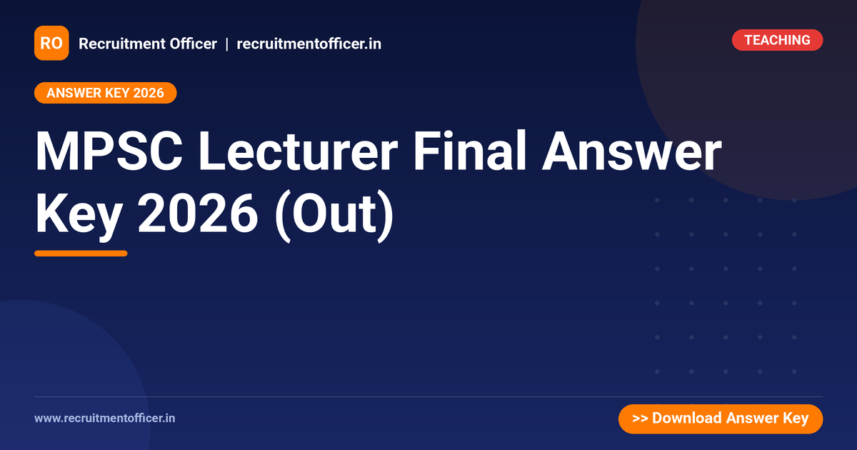 MPSC Lecturer Final Answer Key 2026 (Out) 1 MPSC Lecturer Final Answer Key 2026 (Out) - NRAI nrai.in