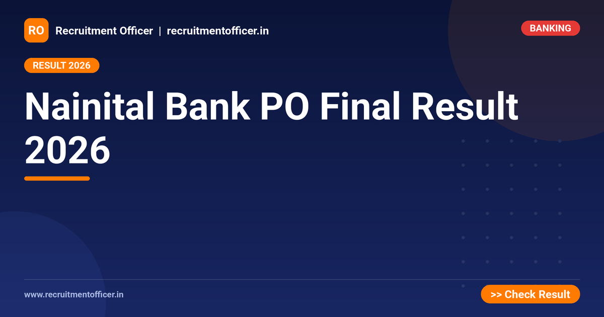 Nainital Bank PO Final Result 2026 1 Nainital Bank PO Final Result 2026 - NRAI nrai.in