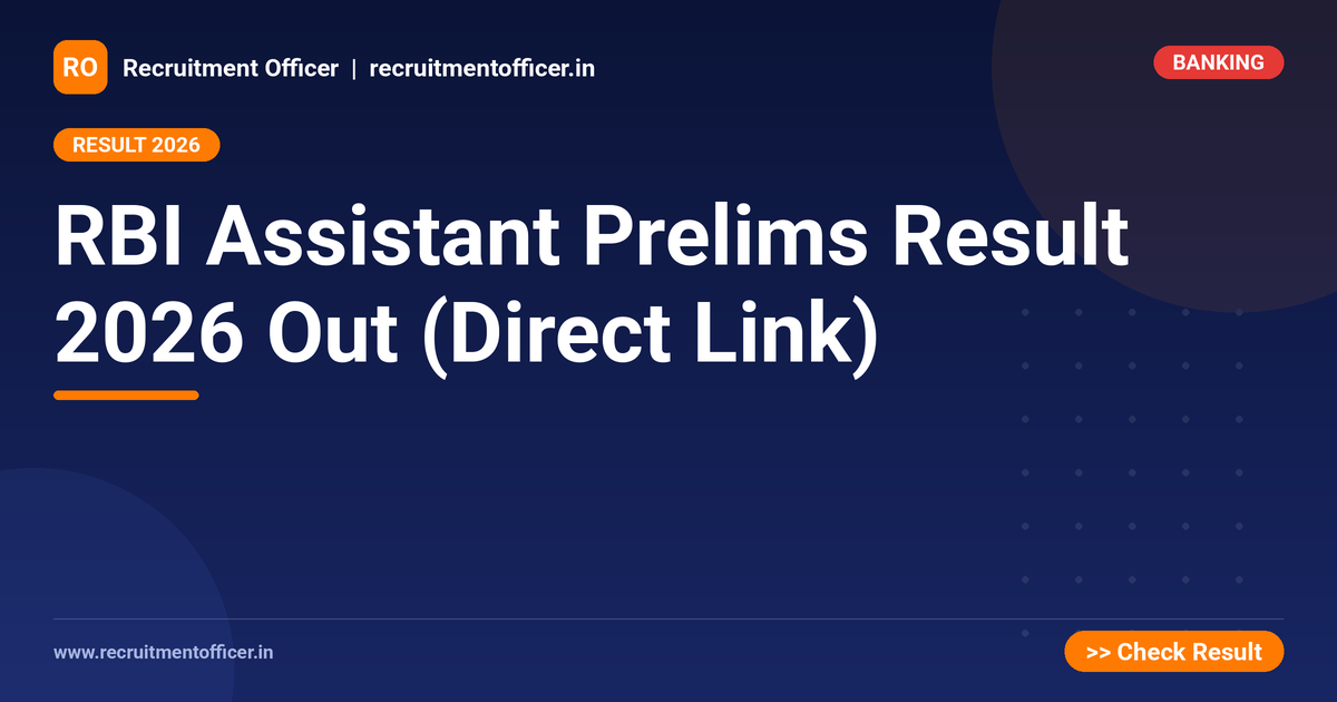 RBI Assistant Prelims Result 2026 Out (Direct Link) 1 RBI Assistant Prelims Result 2026 Out (Direct Link) - NRAI nrai.in