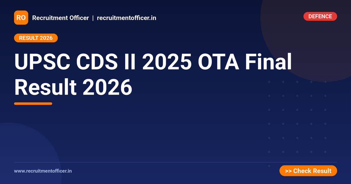 UPSC CDS II 2025 OTA Final Result 2026 1 UPSC CDS II 2025 OTA Final Result 2026 - NRAI nrai.in