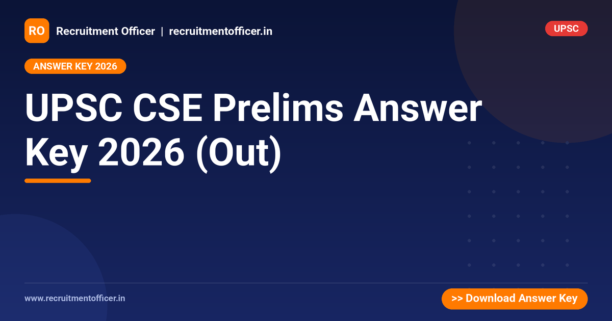 UPSC CSE Prelims Answer Key 2026 (Out) 1 UPSC CSE Prelims Answer Key 2026 (Out) - NRAI nrai.in