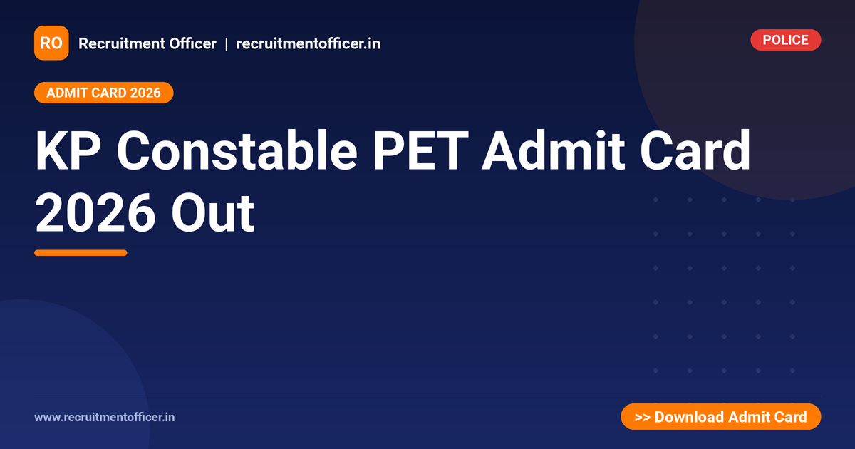 KP Constable PET Admit Card 2026 Out 1 KP Constable PET Admit Card 2026 Out - NRAI nrai.in
