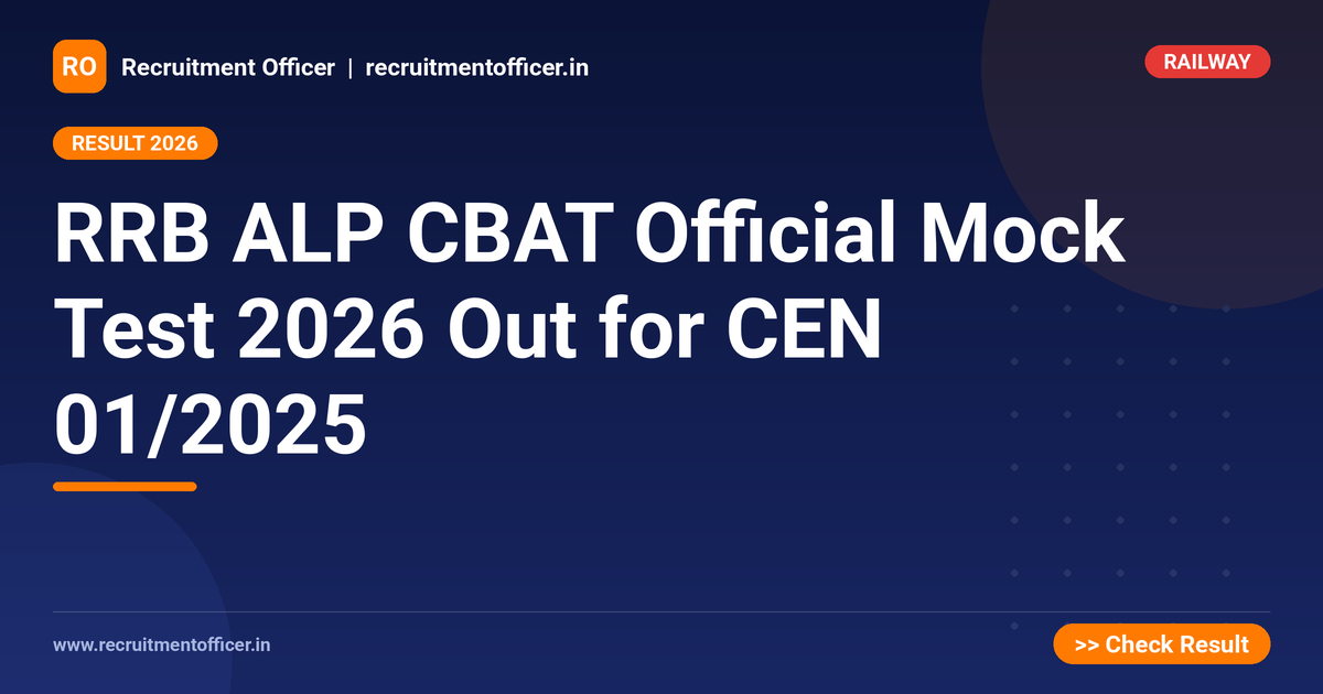 RRB ALP CBAT Official Mock Test 2026 Out for CEN 01/2025 1 RRB ALP CBAT Official Mock Test 2026 Out for CEN 01/2025 - NRAI nrai.in