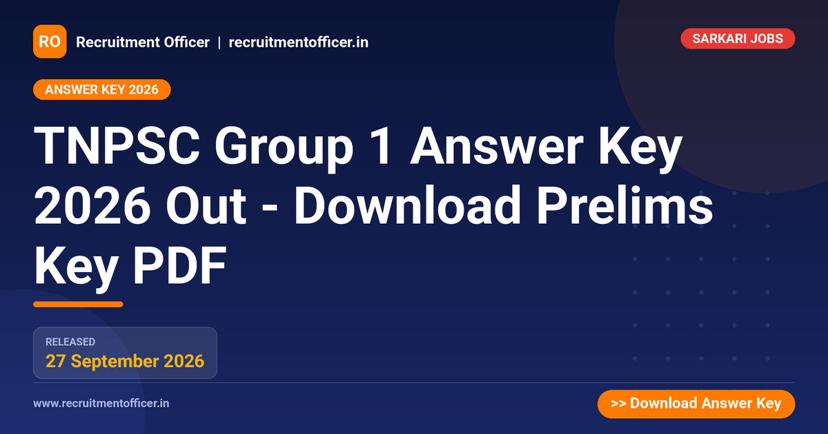 TNPSC Group 1 Answer Key 2026 Out - Download Prelims Key PDF 1 TNPSC Group 1 Answer Key 2026 Out - Download Prelims Key PDF - NRAI nrai.in